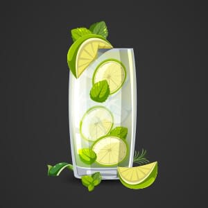 Cucumber lime drink